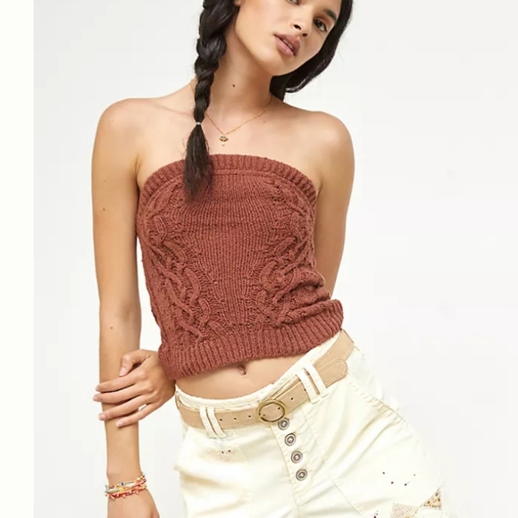 Set Anthropologie * Maeve  Cardigan Sweater and Top (2 piece) size L - Picture 6 of 9